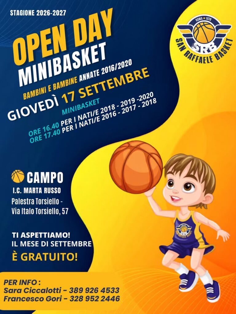secondo open day minibasket